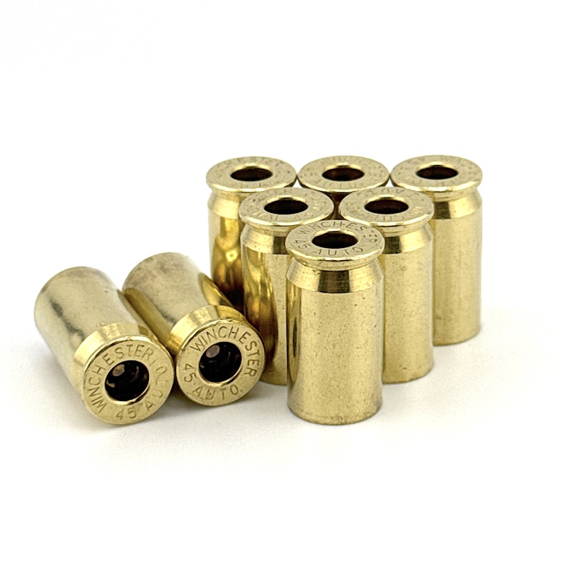 10mm Reloading Brass, Mixed Brass & Nickel, Cleaned, Previously Fired