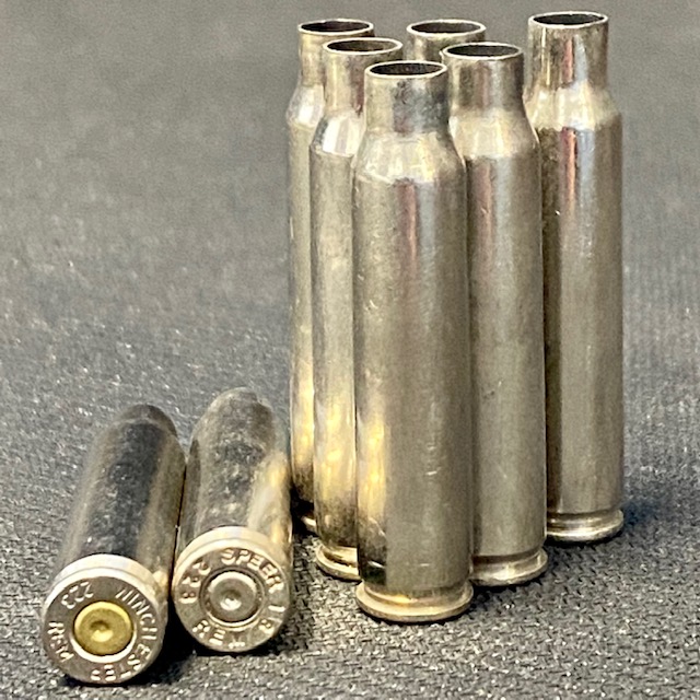 223 Remington Nickel, Once Fired, Fully Processed — Revolution Brass